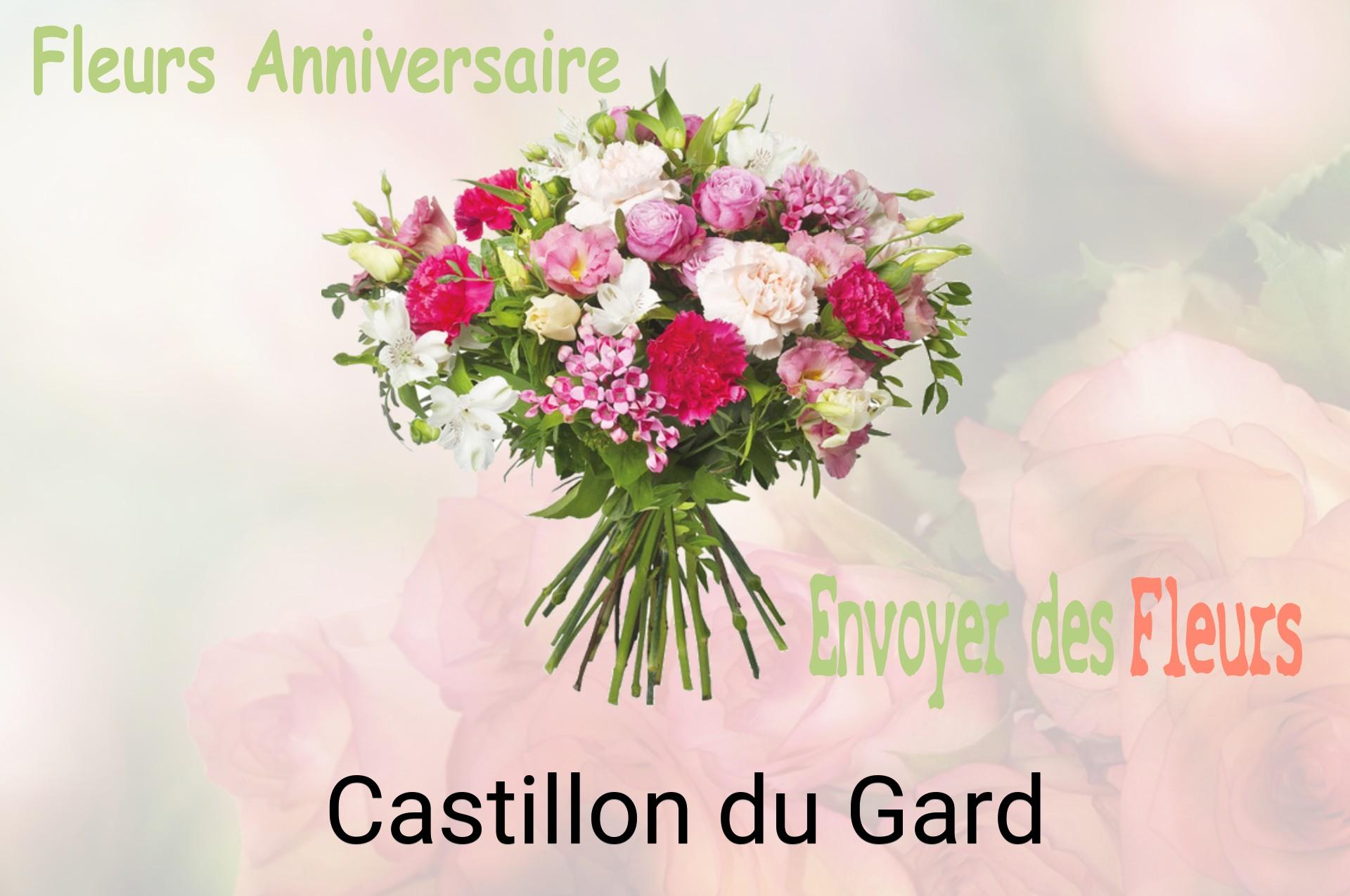 Bouquet de fleurs d’anniversaire livré à Castillon-du-Gard